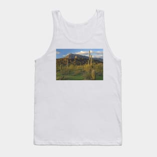 Saguaro Cacti Picacho Mountains Picacho Peak State Park Tank Top